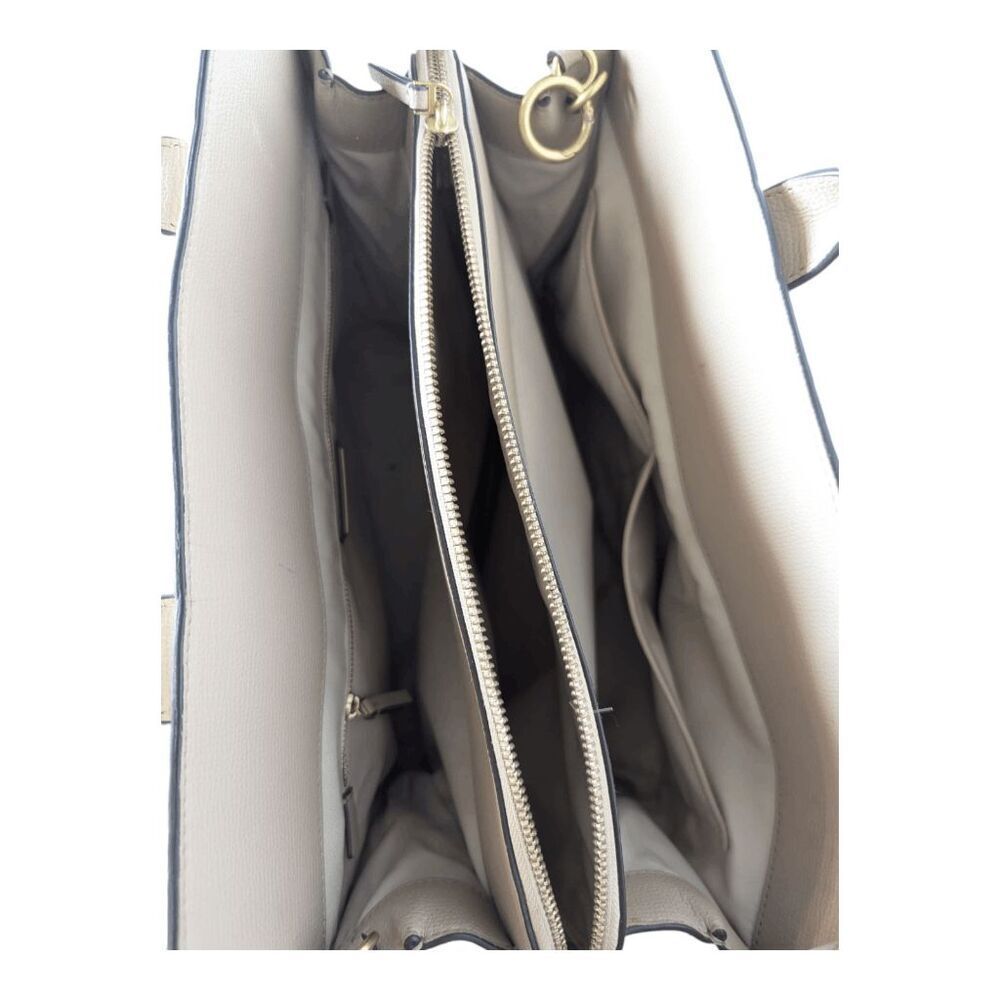 TORY BURCH Kira Tan Leather Tote - Picture 15 of 16